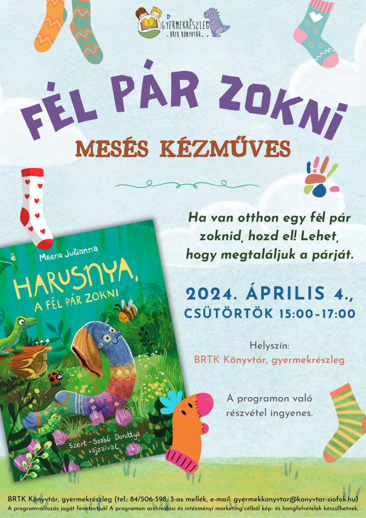 2024.04.04. Kezmuves Zokni Plakat