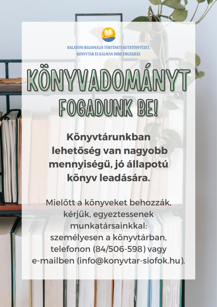 Konyvadomanyt Fogadunk Be Datumnelkul