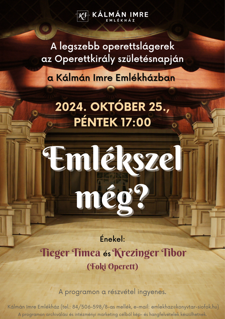 2024.10.25. Emlekszelmeg Plakat